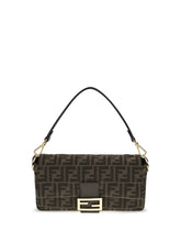 FENDI OS baguette shoulder bag in ff jacquard
