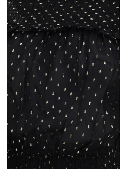 SELF-PORTRAIT 6 off-the-shoulder chiffon top