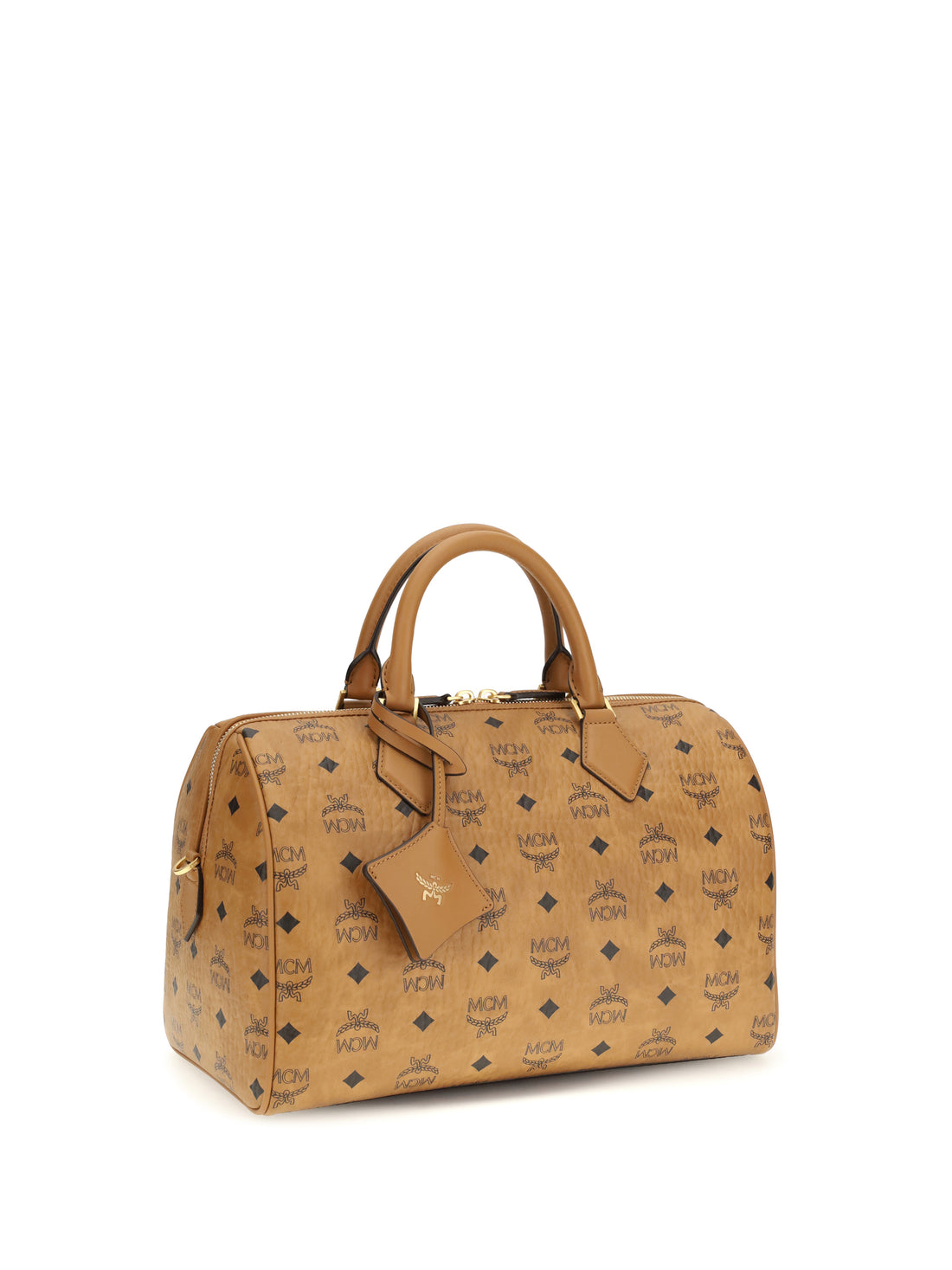 MCM OS ella printed canvas handbag