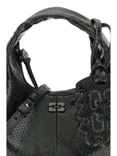GANNI OS mini snake handbag