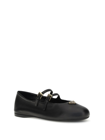 leather ballerinas