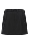 pradas mini skirt redefines the codes of contemporary dress through a structure