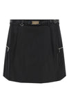 pradas mini skirt redefines the codes of contemporary dress through a structure