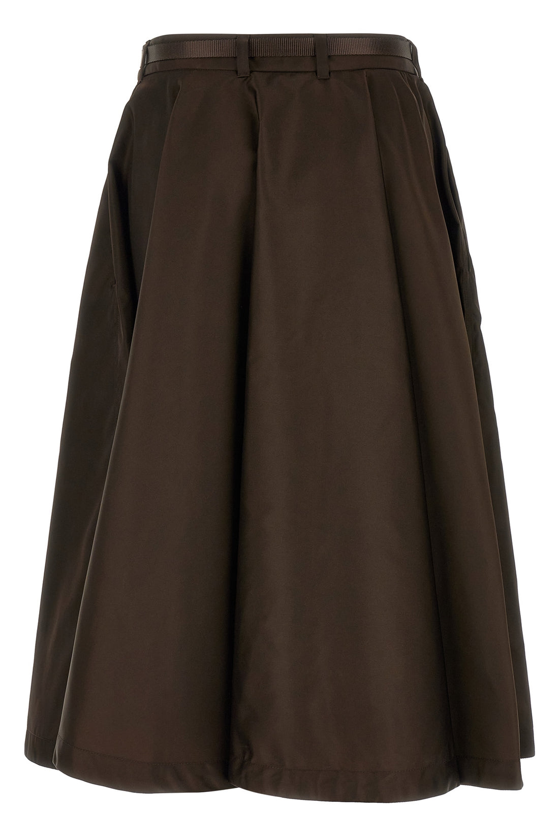 PRADA 40 the prada midi skirt redefines the codes of contemporary elegance through the in
