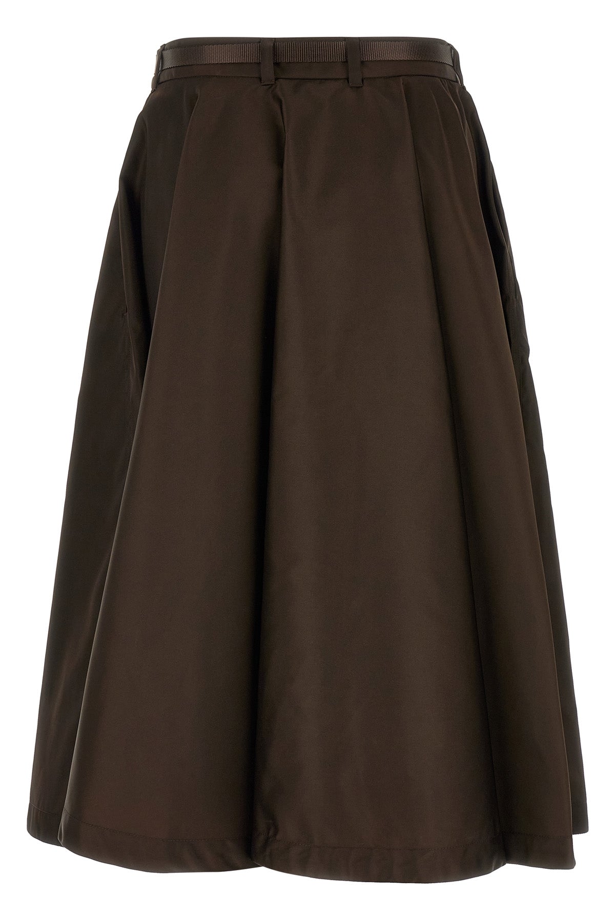 the prada midi skirt redefines the codes of contemporary elegance through the in