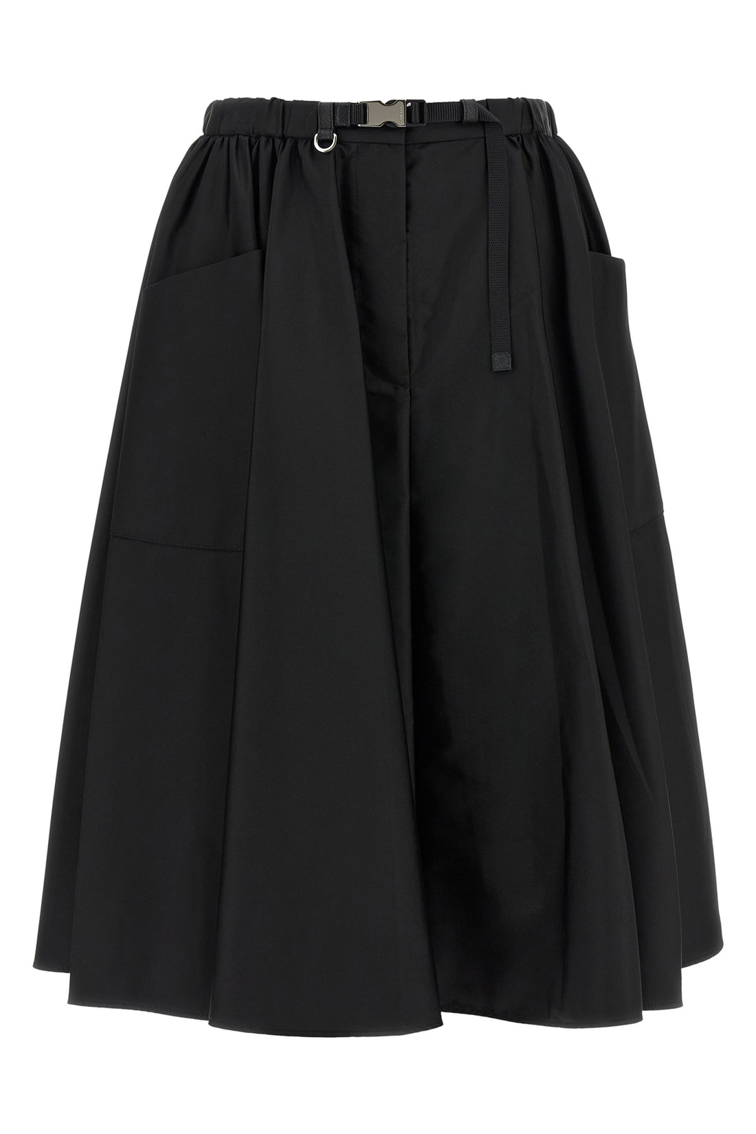 PRADA 40 re-nylon midi skirt