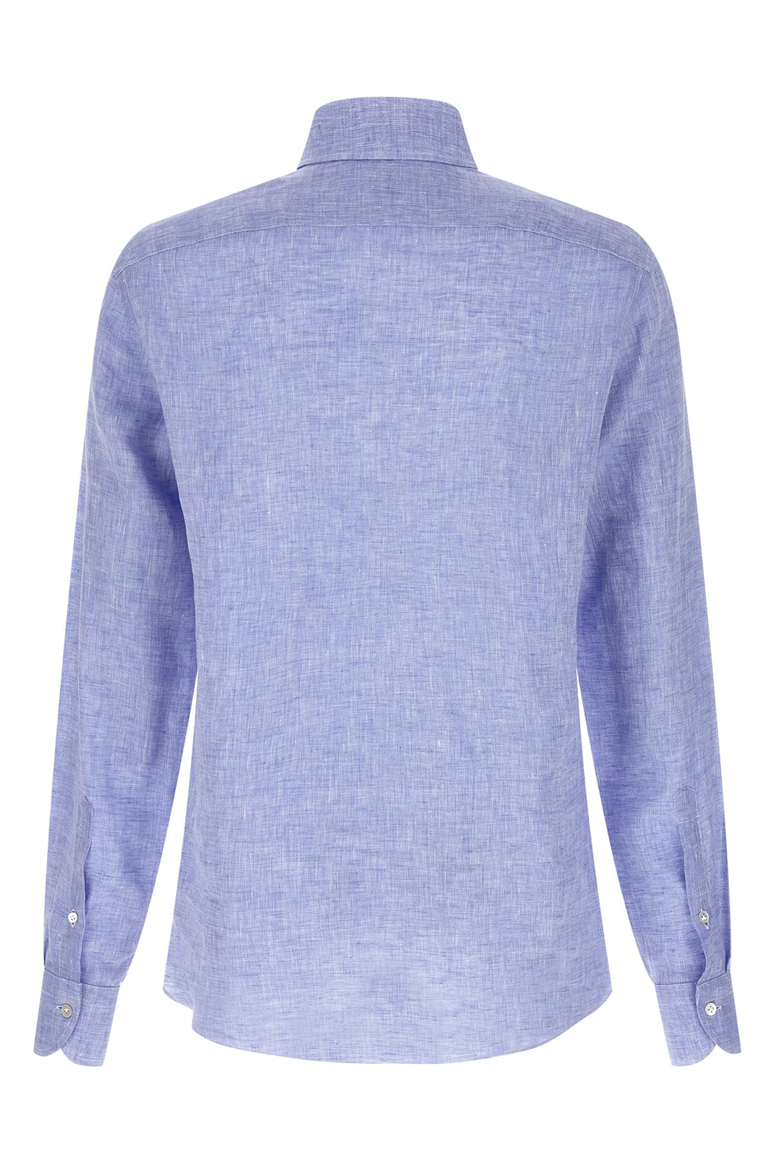 BORRIELLO 41 cm hand-stitched light linen blouse