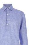 hand-stitched light linen blouse