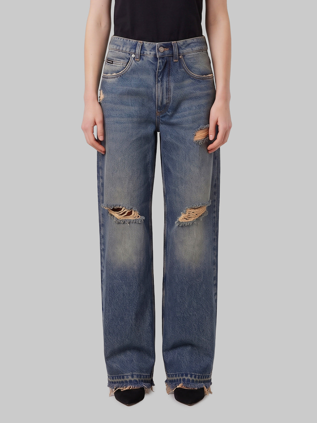 DOLCE&amp;GABBANA 38 5-pocket denim trousers