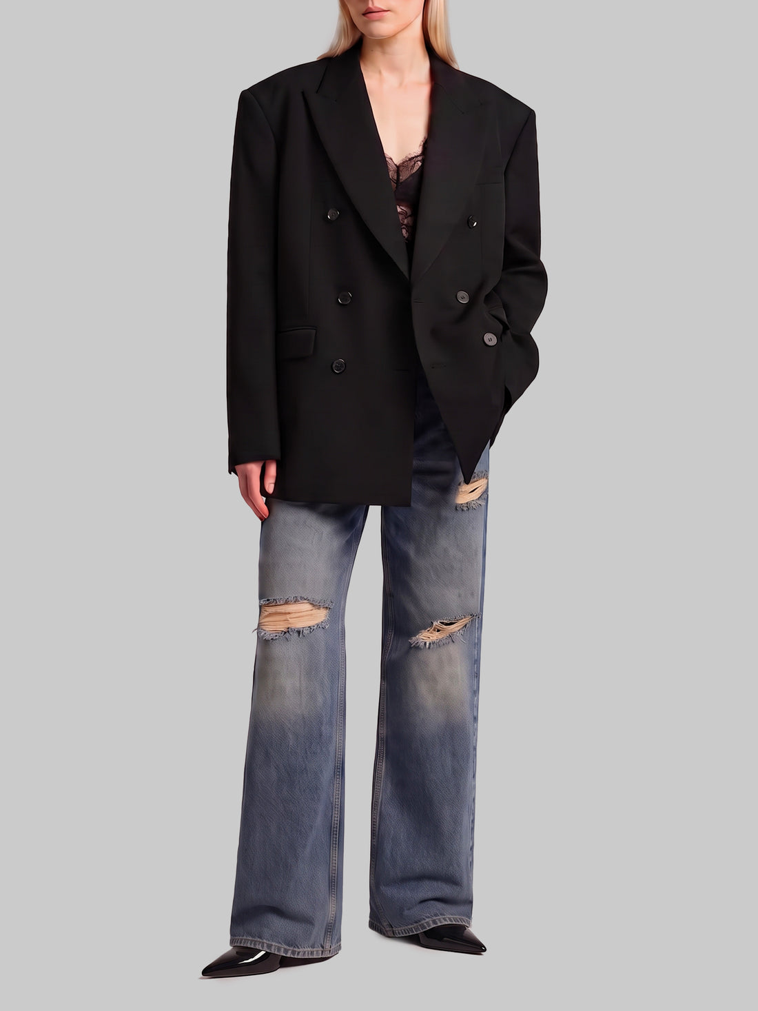 DOLCE&amp;GABBANA 38 5-pocket denim trousers