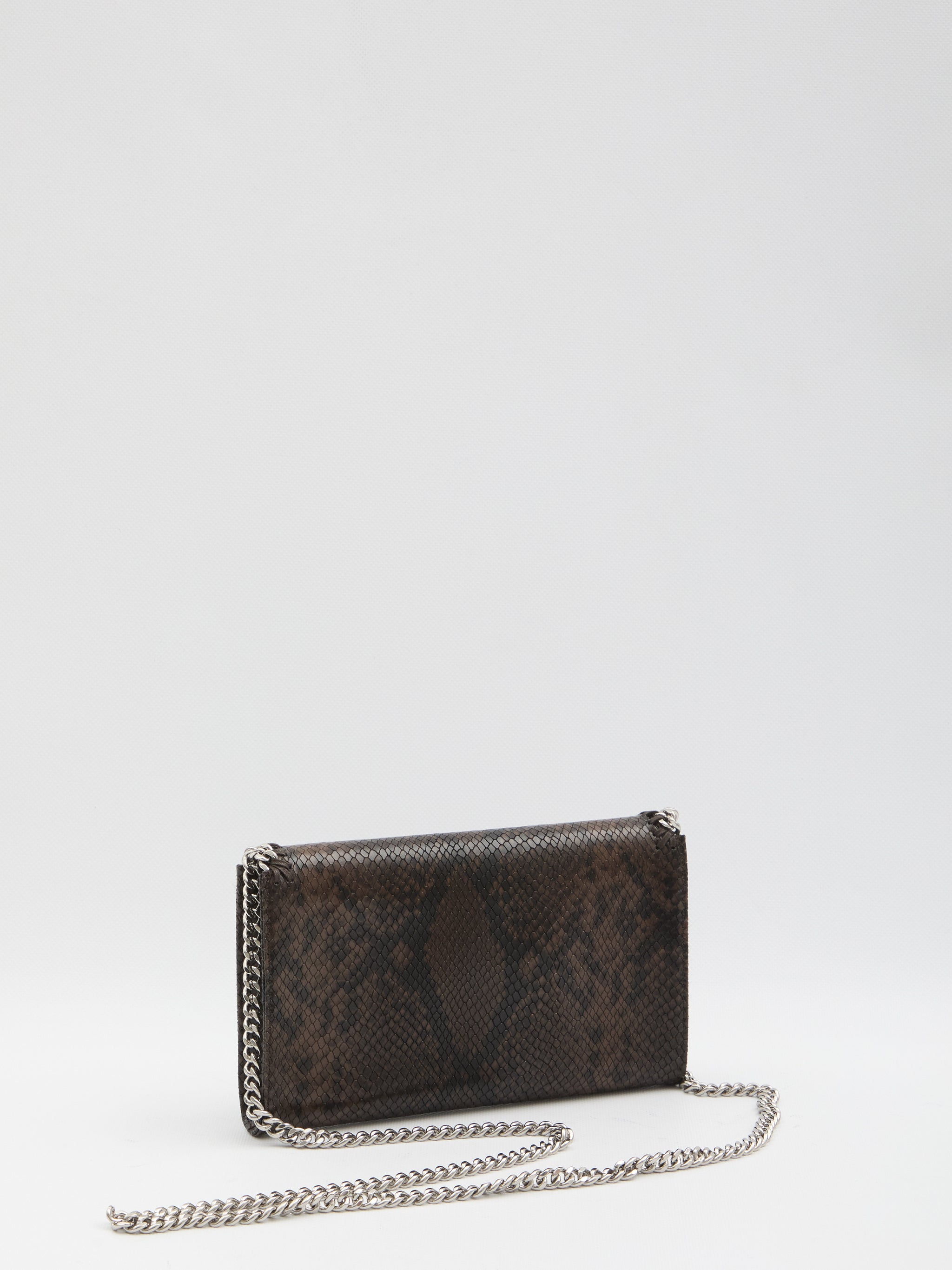 falabella wallet with chain