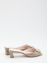 ROGER VIVIER 36 trompette metal mules 