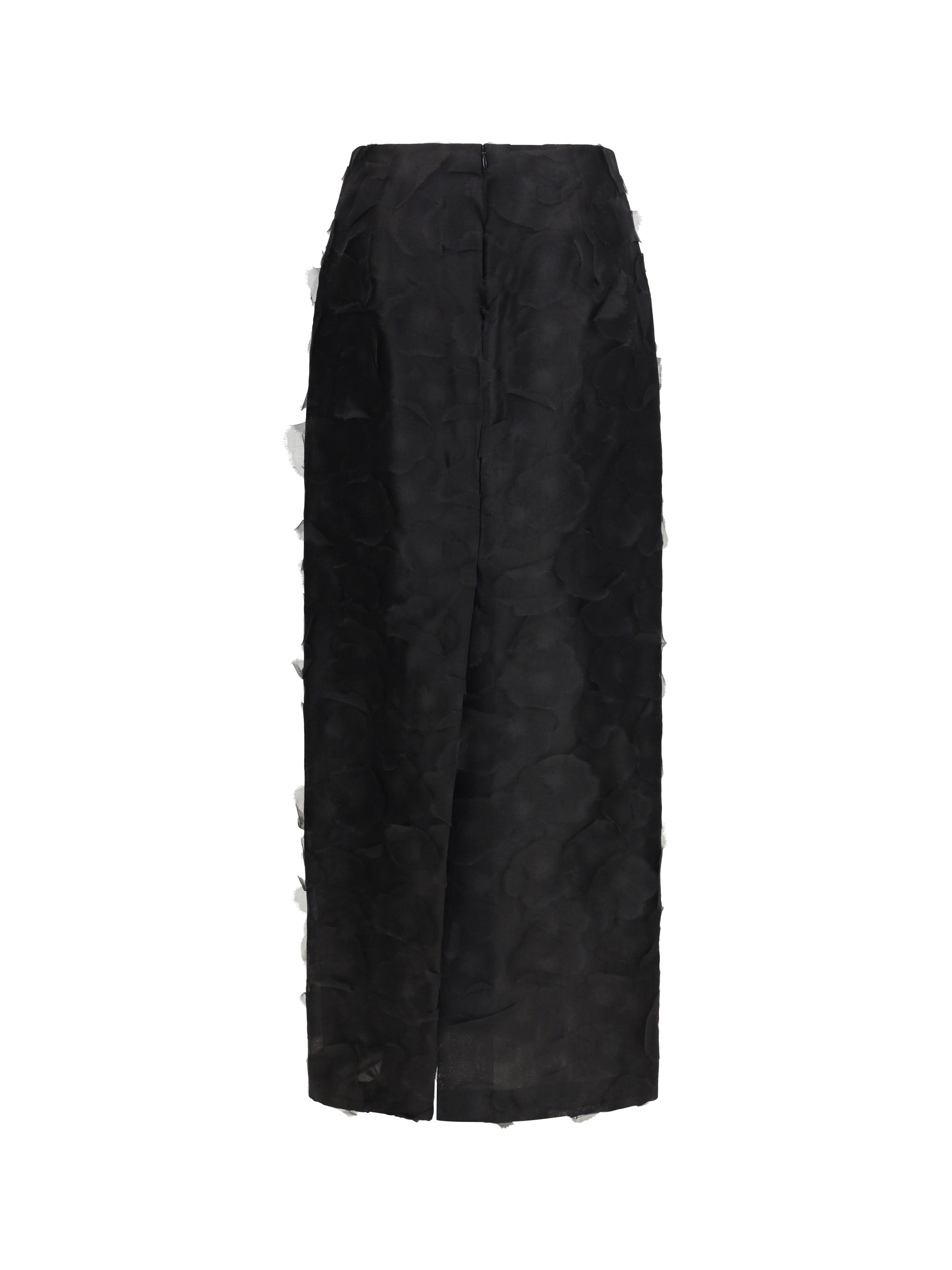adepto long silk skirt