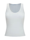 ribbed jersey tank top