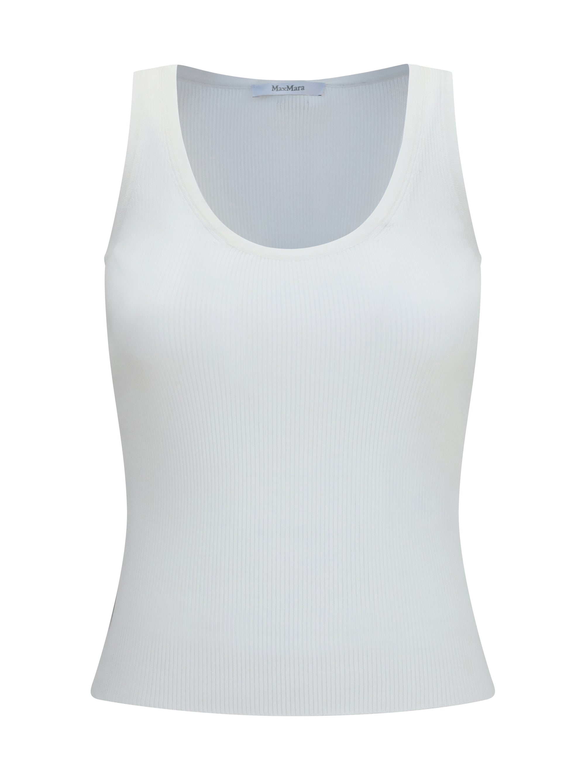 ribbed jersey tank top