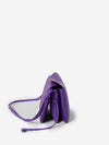 trio flap bag in purple
