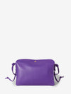 trio flap bag in purple