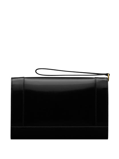 Cassandre Flap Shiny Leather Pouch