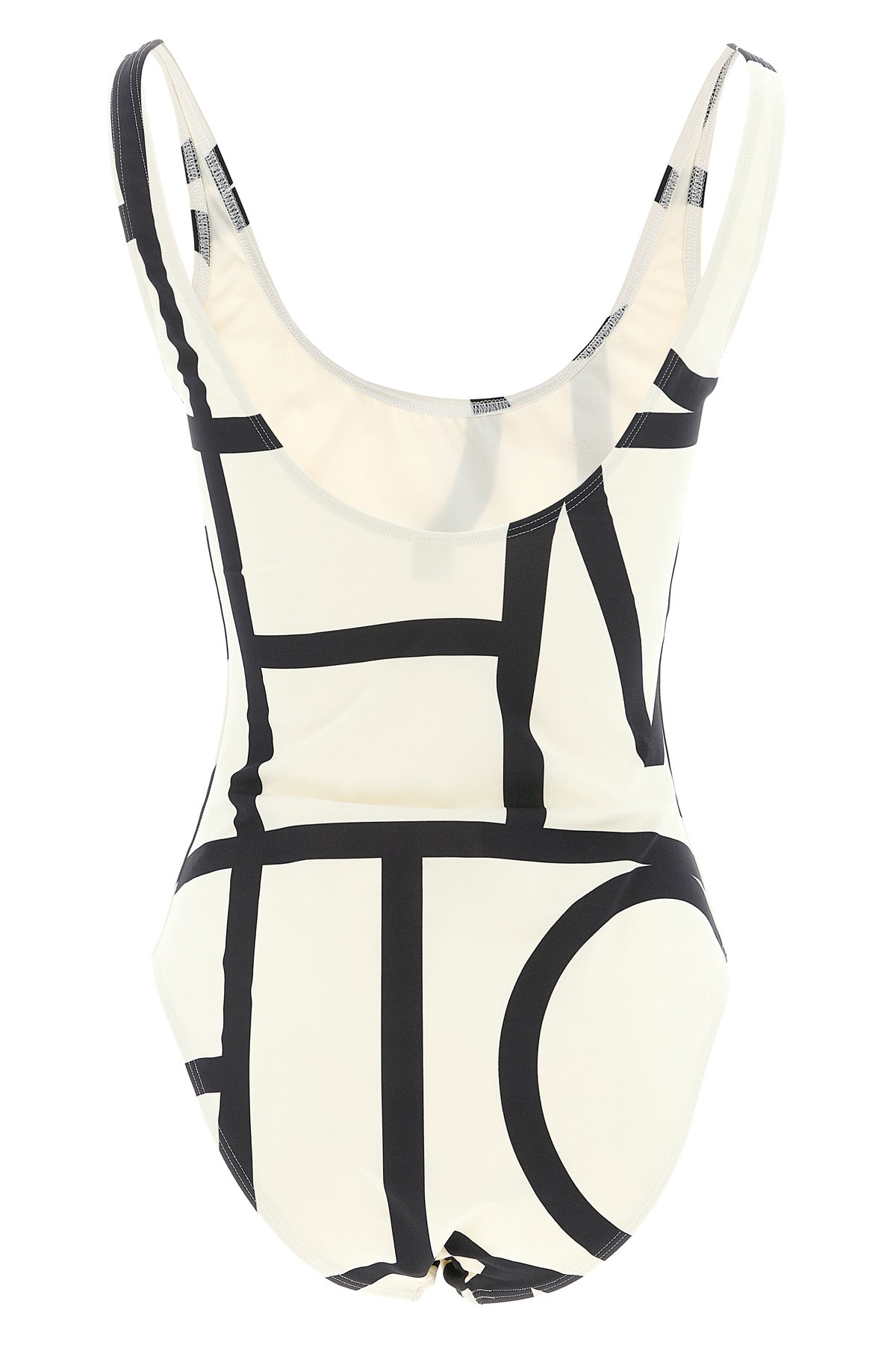 one-piece swimsuit in lightweight and stretch jersey