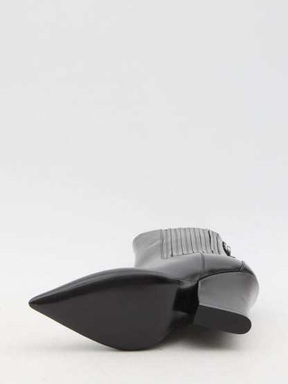 VALENTINO GARAVANI 38½ vlogo lockette booties