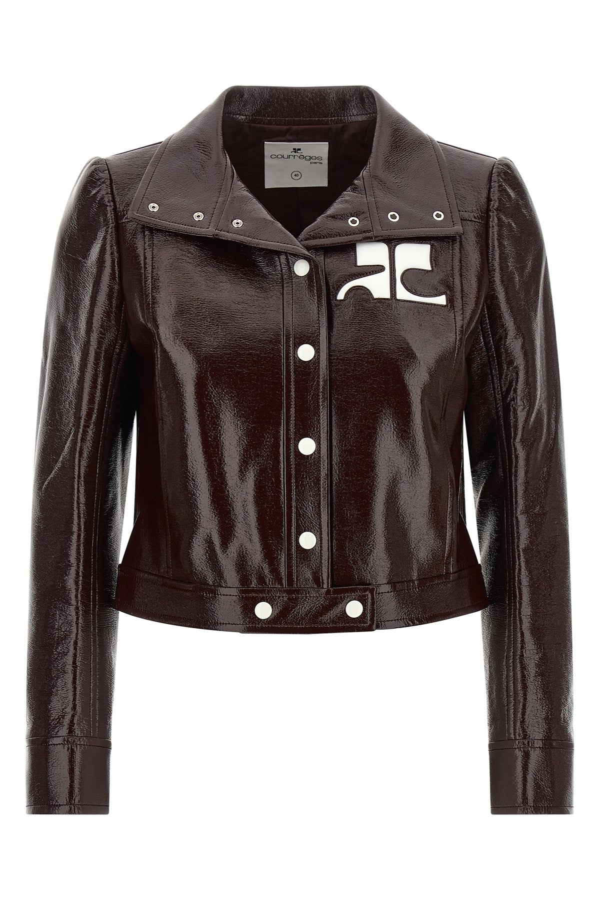 the reedition vinyl courrèges jacket defines the wardrobe