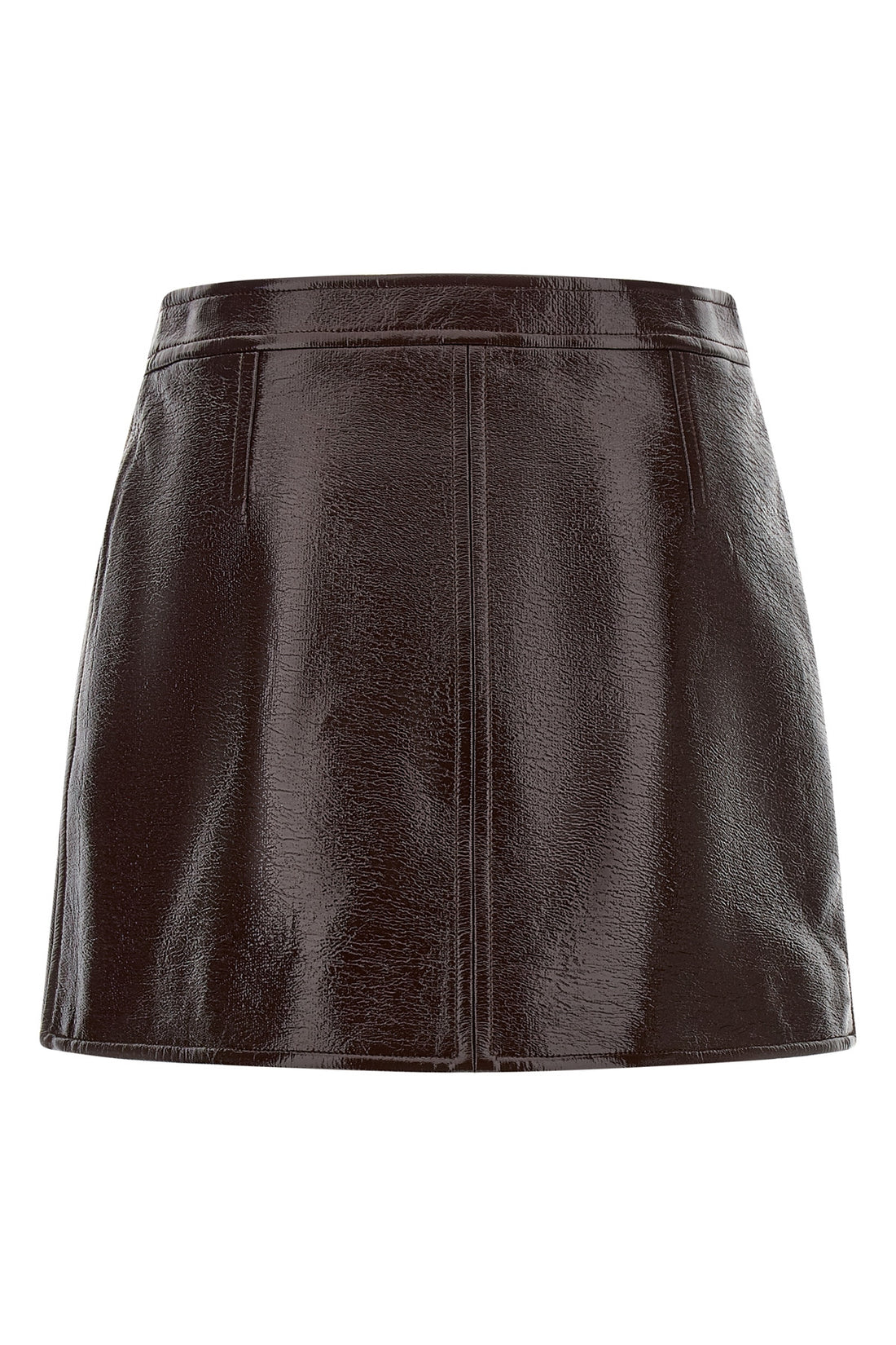 COURRÈGES 36 the courrèges reedition mini skirt is distinguished by an a-shaped silhouette