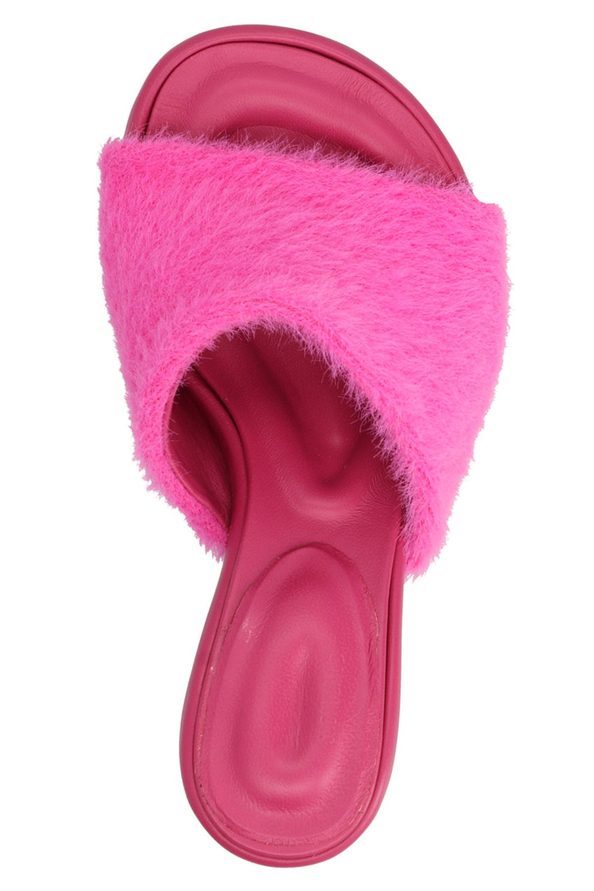 clay nubuck leather mules