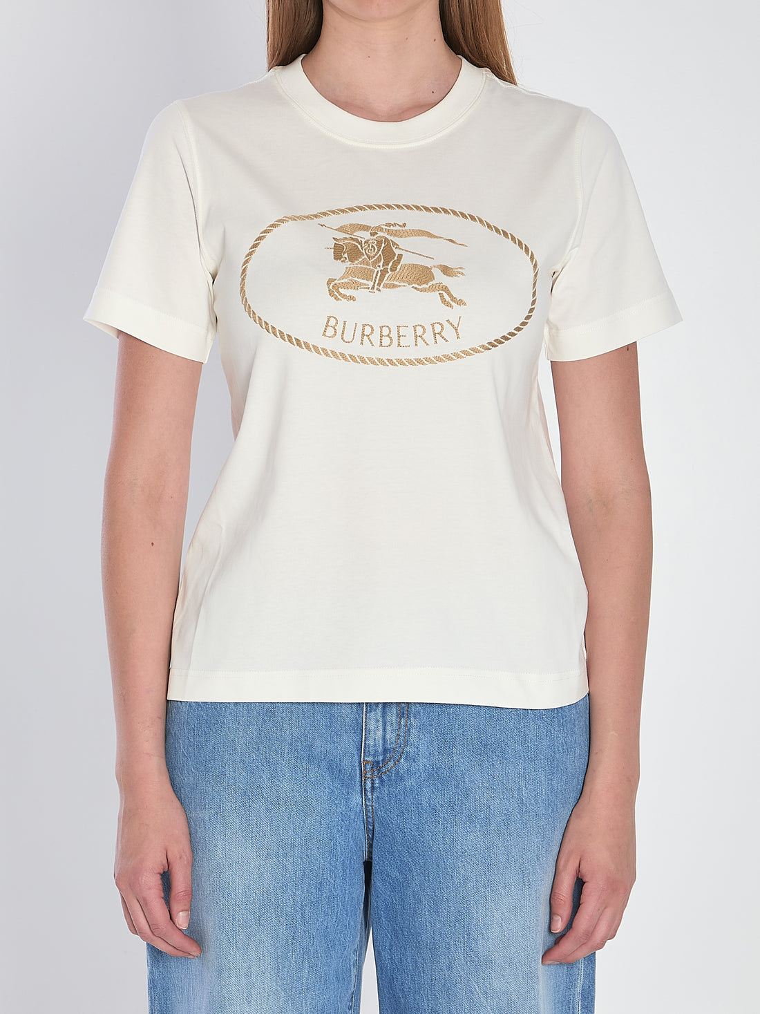 BURBERRY S knight stamp t-shirt