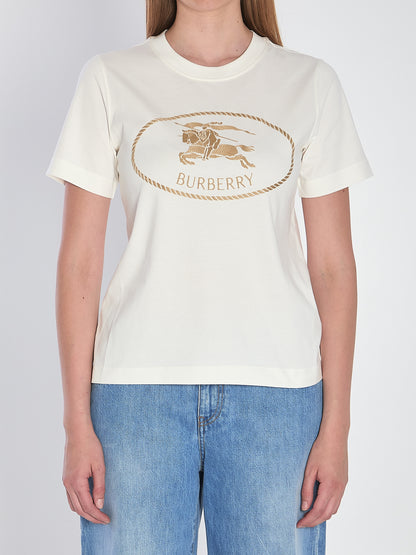 BURBERRY S knight stamp t-shirt