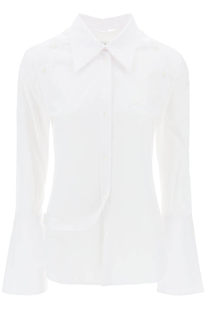 modular cotton poplin shirt