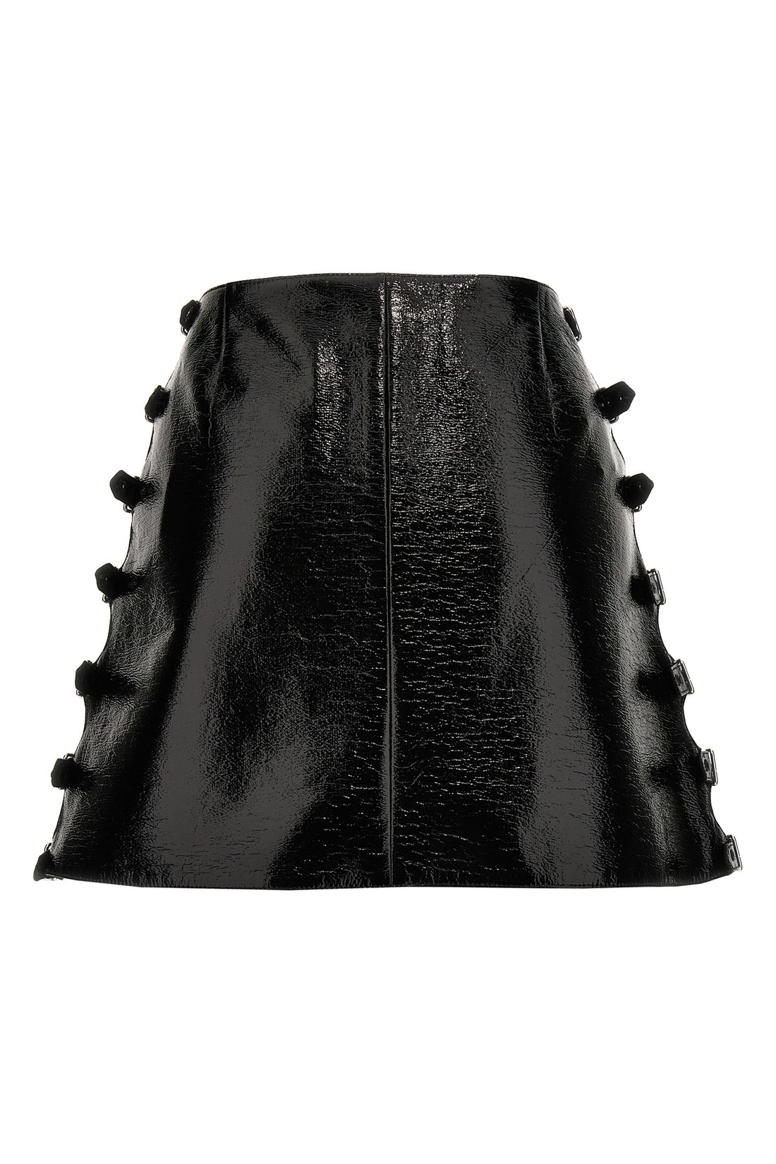 COURRÈGES 38 vinyl mini skirt
