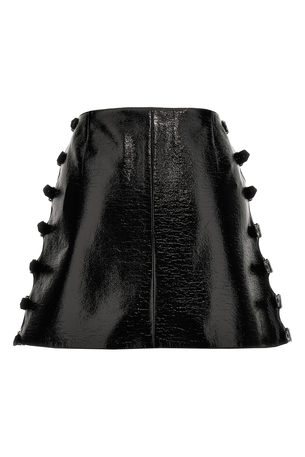 vinyl mini skirt