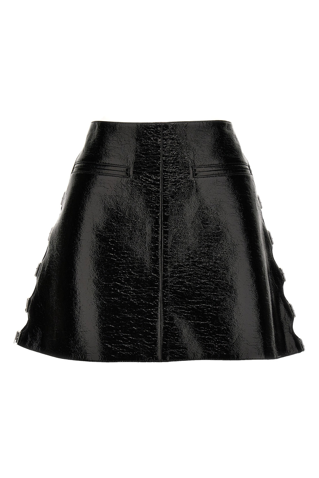 COURRÈGES 38 vinyl mini skirt