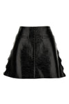 vinyl mini skirt