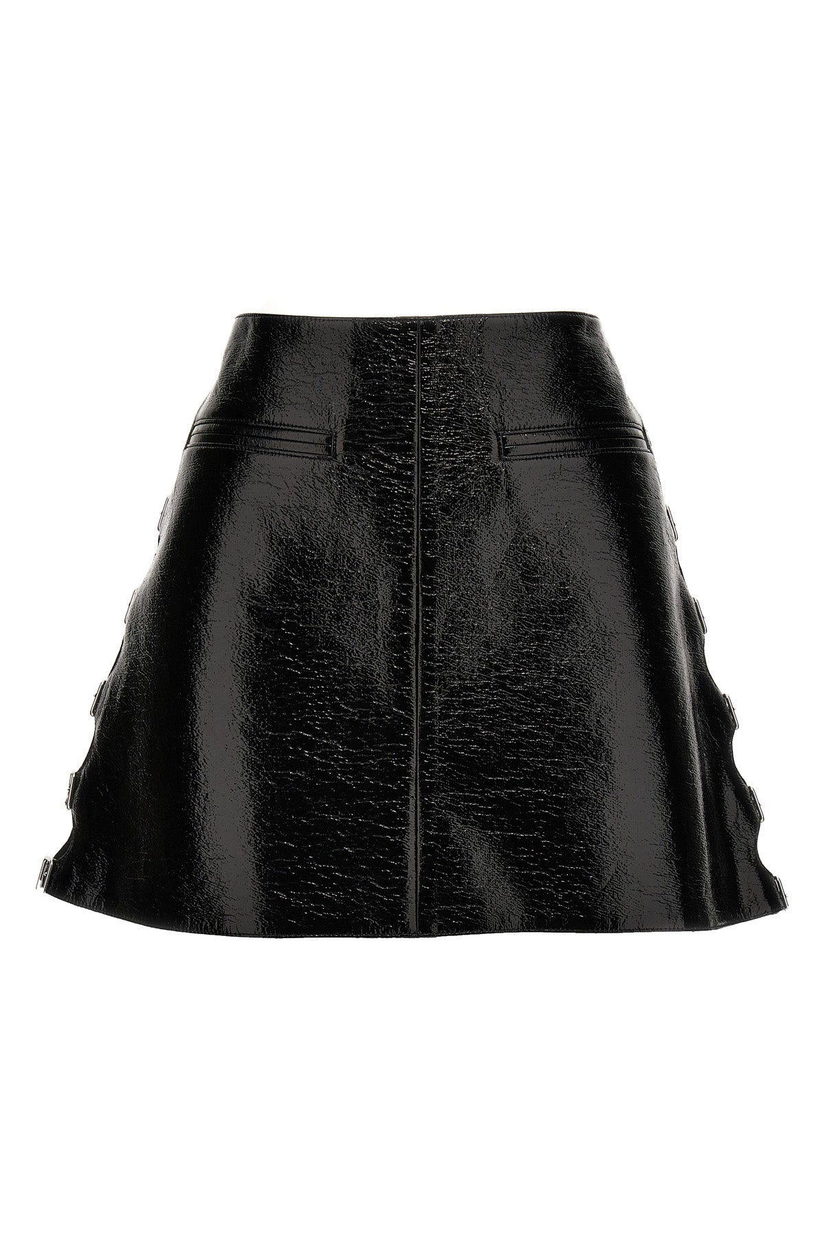 vinyl mini skirt