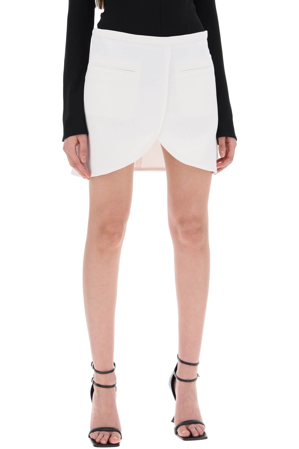 ellipse twill mini skirt in