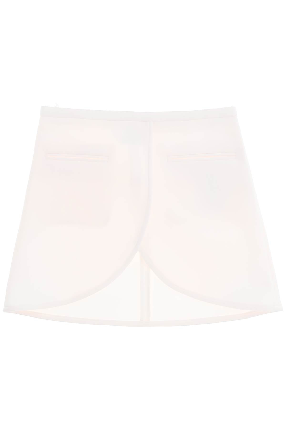 ellipse twill mini skirt in