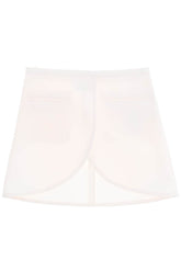 ellipse twill mini skirt in