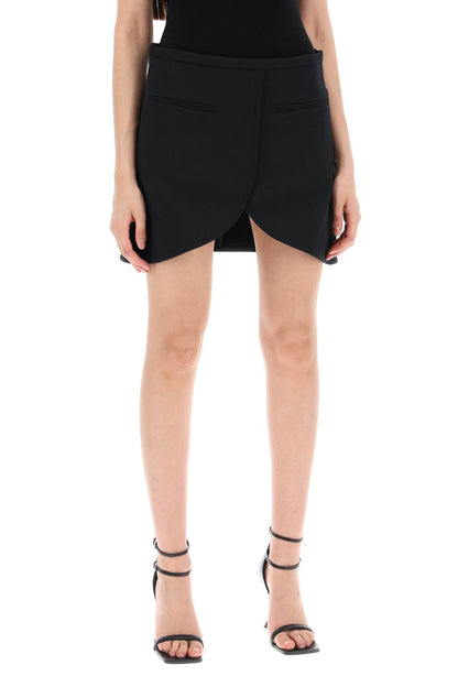 ellipse twill mini skirt in