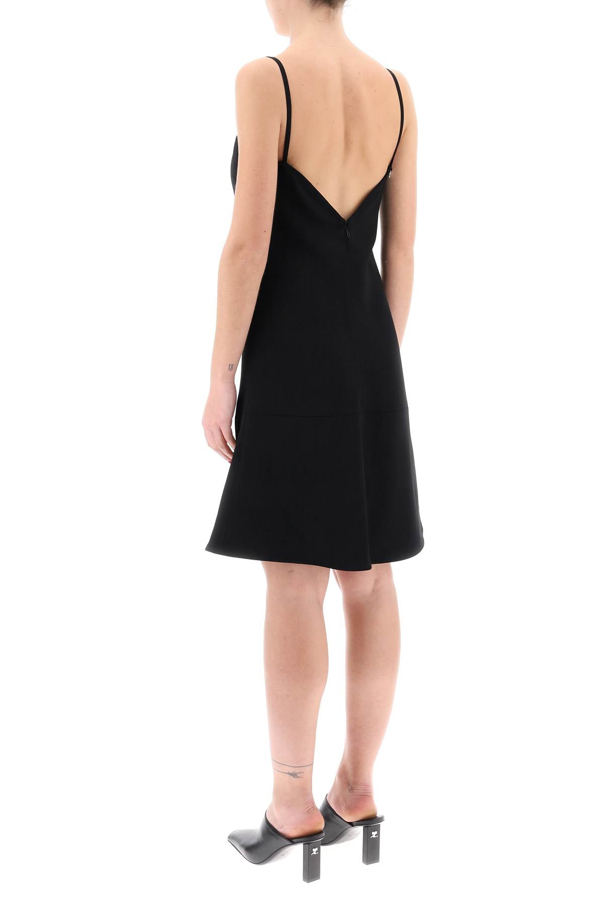 ellipse sleeveless mini dress