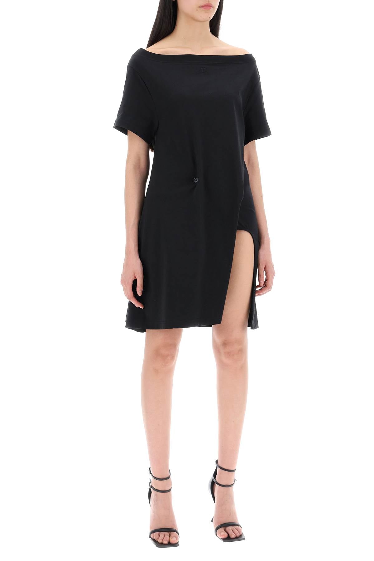 twisted t-shirt mini dress