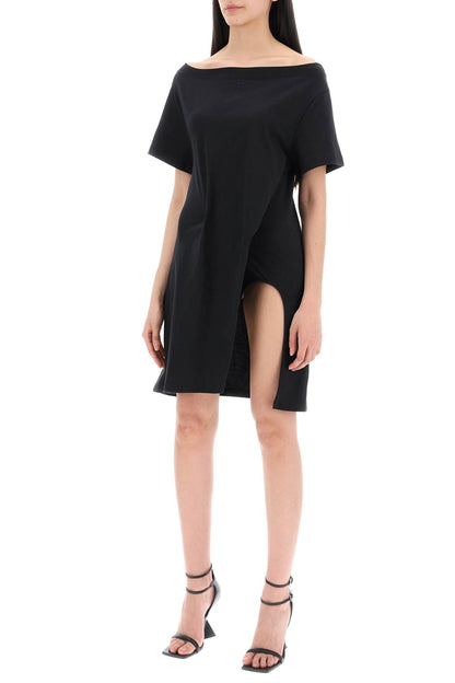 twisted t-shirt mini dress