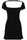 "hyperbole mini ribbed jersey dress with