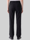 black stretch canvas trousers
