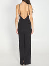 black maxi dress