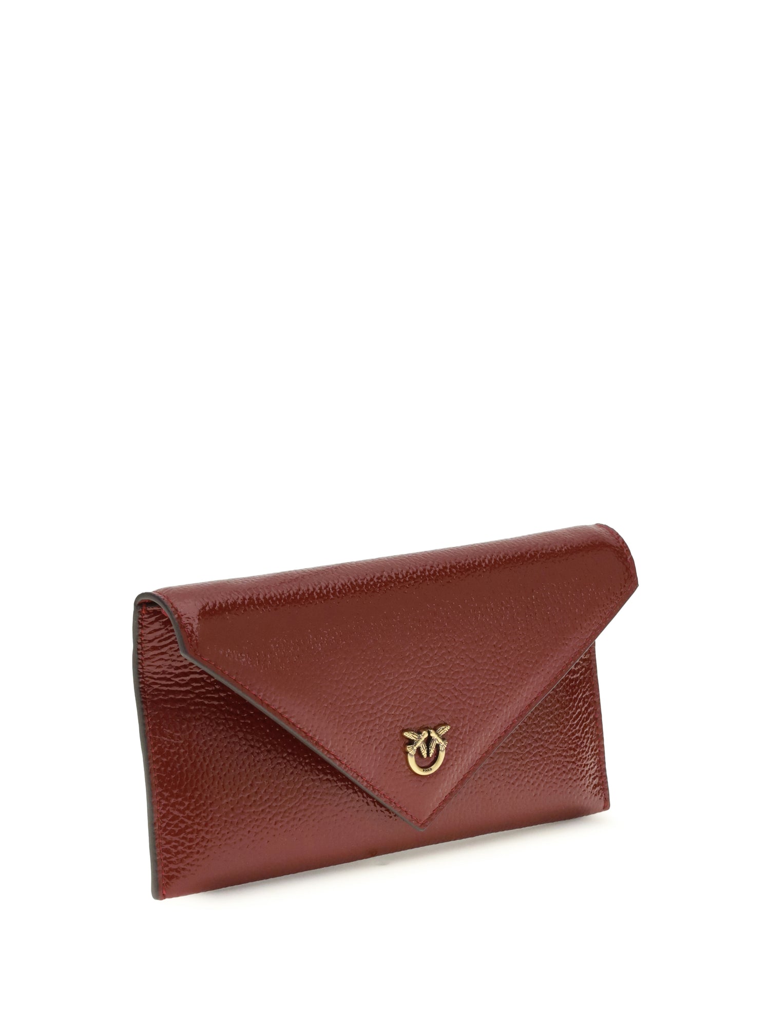 PINKO OS love birds clutch bag