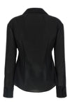 semi-transparent cotton blend shirt