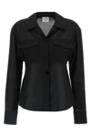semi-transparent cotton blend shirt
