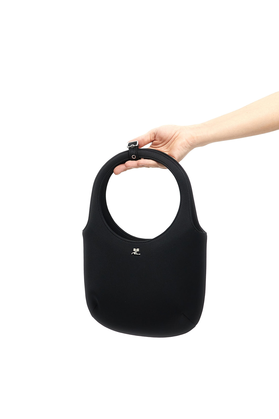 COURRÈGES OS holy satin handbag