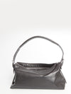 brown belted baguette bag
